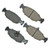 Akebono EURO Disc Brake Pad Set P/N:EUR688A