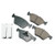 Akebono EURO Disc Brake Pad Set P/N:EUR853