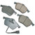 Akebono EURO Disc Brake Pad Set P/N:EUR687