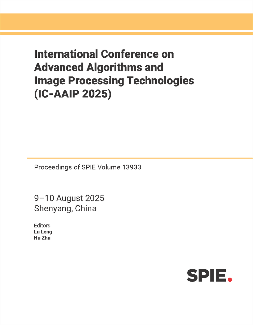 INTERNATIONAL CONFERENCE ON ADVANCED ALGORITHMS AND IMAGE PROCESSING ...