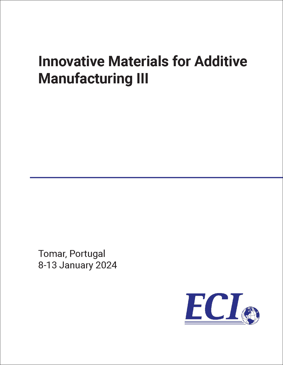 INNOVATIVE MATERIALS FOR ADDITIVE MANUFACTURING. CONFERENCE. 2ND