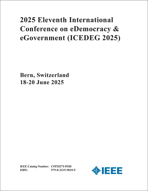 EDEMOCRACY AND EGOVERNMENT. INTERNATIONAL CONFERENCE. 11TH 2025. (ICEDEG 2025)