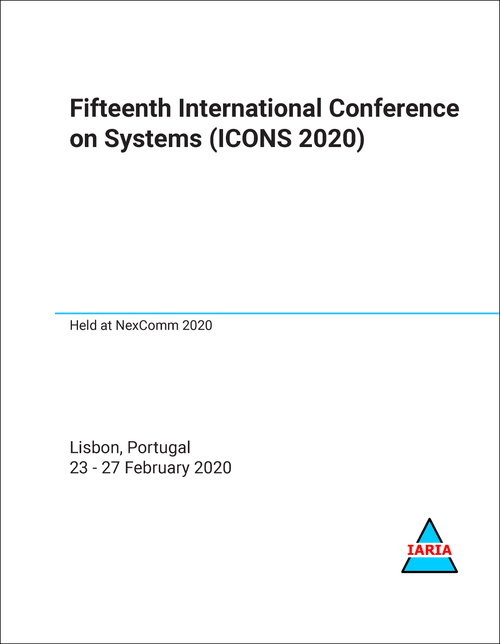 SYSTEMS. INTERNATIONAL CONFERENCE. 15TH 2020. (ICONS 2020)