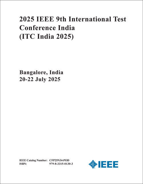 TEST CONFERENCE INDIA. IEEE INTERNATIONAL. 9TH 2025. (ITC India 2025)