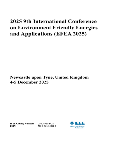 Environment Friendly Energies and Applications (EFEA), 2025 9th International Conference on