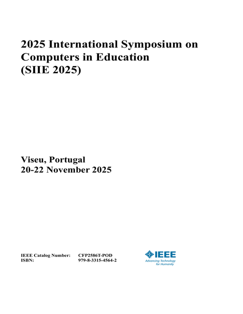 Computers in Education (SIIE), 2025 International Symposium on