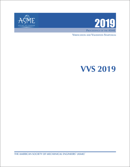 VERIFICATION AND VALIDATION SYMPOSIUM. 2019. VVS2019