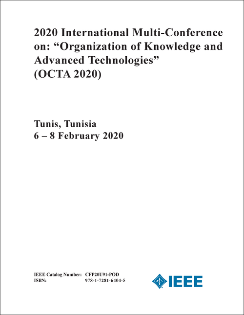 ORGANIZATION OF KNOWLEDGE AND ADVANCED TECHNOLOGIES. INTERNATIONAL MULTI-CONFERENCE. 2020. (OCTA 2020)