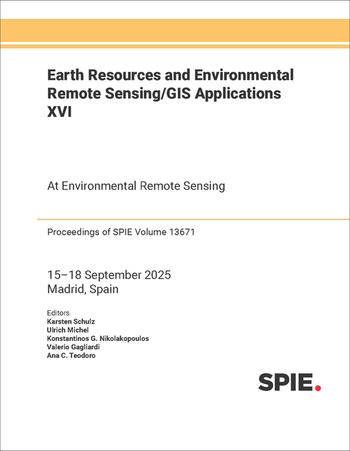 EARTH RESOURCES AND ENVIRONMENTAL REMOTE SENSING/GIS APPLICATIONS XVI