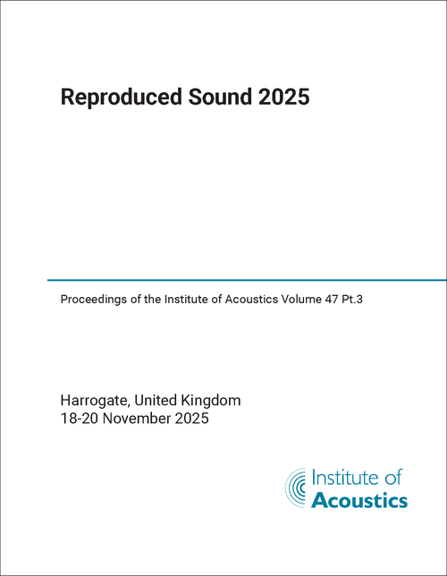 REPRODUCED SOUND. CONFERENCE. 2025.