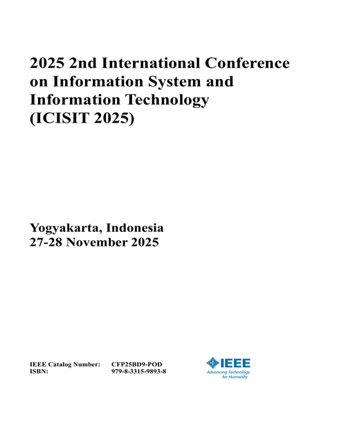 Information System and Information Technology (ICISIT), 2025 2nd International Conference on