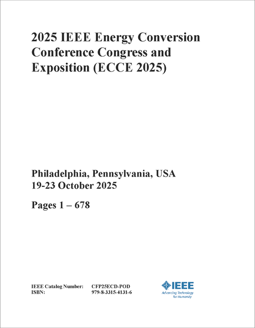 ENERGY CONVERSION CONFERENCE CONGRESS AND EXPOSITION. IEEE. 2025. (ECCE 2025) (9 VOLS)