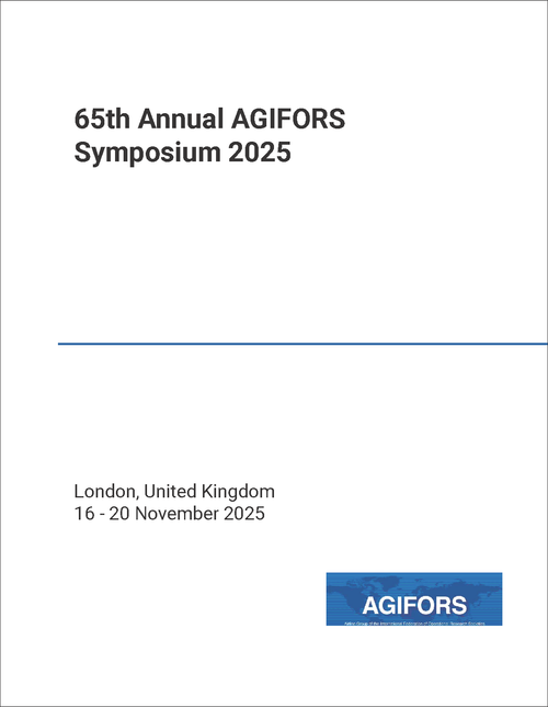 AIRLINE GROUP OF THE INTERNATIONAL FEDERATION OF OPERATIONAL RESEARCH SOCIETIES. ANNUAL SYMPOSIUM. 65TH 2025. (AGIFORS)