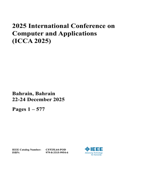 Computer and Applications (ICCA), 2025 International Conference on (4 VOLS)