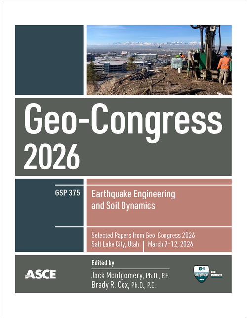 GEO-CONGRESS. 2026. EARTHQUAKE ENGINEERING AND SOIL DYNAMICS