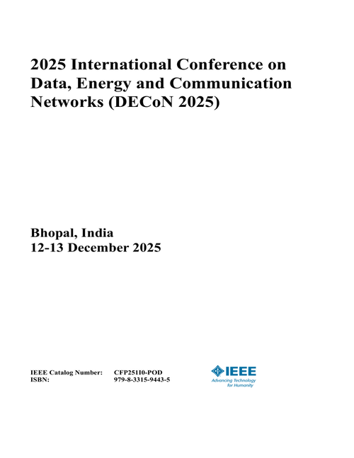 Data, Energy and Communication Networks (DECoN), 2025 International Conference on