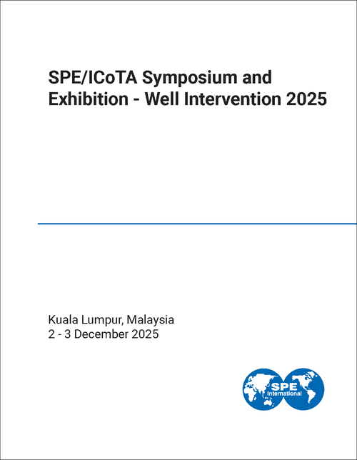 WELL INTERVENTION. SYMPOSIUM AND EXHIBITION. SPE/ICOTA. 2025.