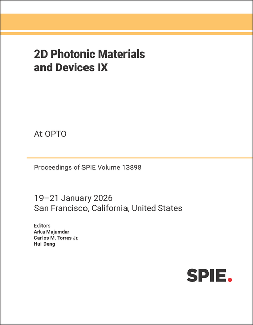 2D PHOTONIC MATERIALS AND DEVICES IX