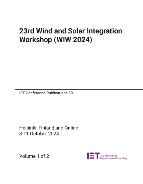 WIND AND SOLAR INTEGRATION WORKSHOP. 23RD 2024. (WIW 2024) (2 PARTS)