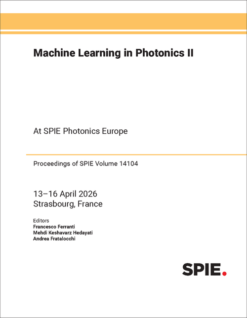 MACHINE LEARNING IN PHOTONICS II