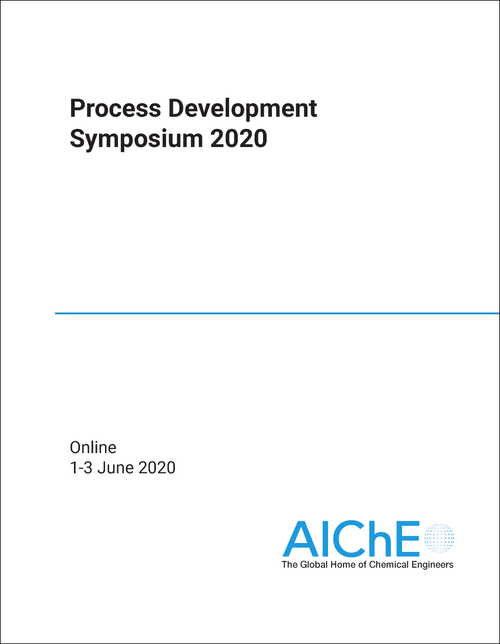 PROCESS DEVELOPMENT SYMPOSIUM. 2020.