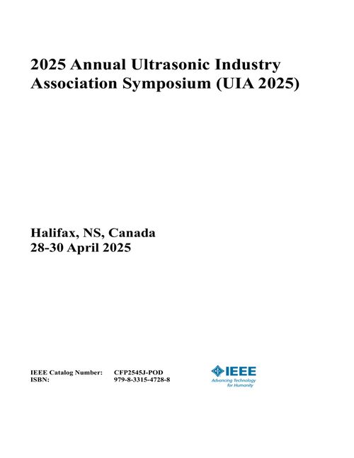 Ultrasonic Industry Association Symposium (UIA), 2025 Annual
