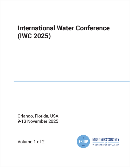 WATER CONFERENCE. INTERNATIONAL. 2025. (IWC 2025) (2 VOLS)