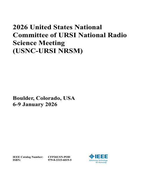URSI National Radio Science Meeting (USNC-URSI NRSM), 2026 United States National Committee