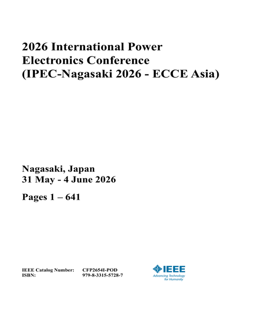 Power Electronics Conference (IPEC-Nagasaki 2026- ECCE Asia), 2026 International (8 Vols)