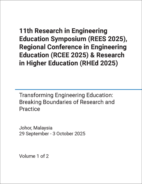 RESEARCH IN ENGINEERING EDUCATION SYMPOSIUM. 11TH 2025. (REES 2025) (2 VOLS) (HELD WITH RCEE 2025 AND RHEd 2025)