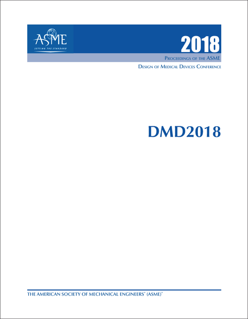 DESIGN OF MEDICAL DEVICES CONFERENCE. 2018. DMD2018