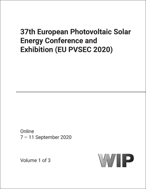 PHOTOVOLTAIC SOLAR ENERGY CONFERENCE AND EXHIBITION. EUROPEAN. 37TH 2020. (EU PVSEC 2020) (3 VOLS)
