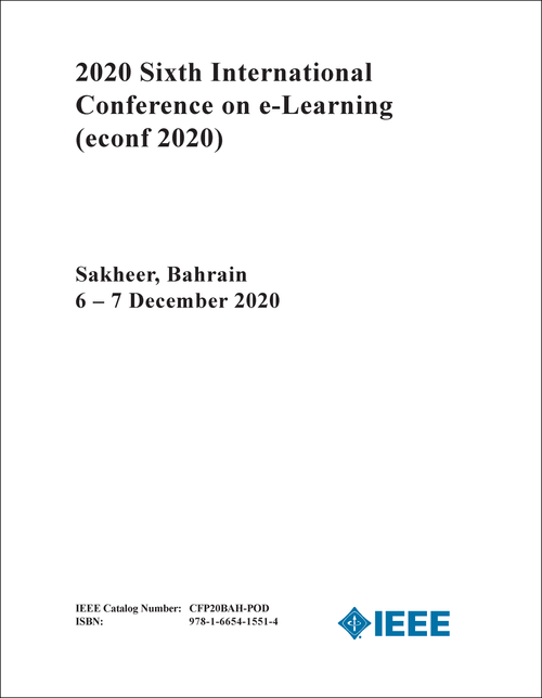 E-LEARNING. INTERNATIONAL CONFERENCE. 6TH 2020. (econf 2020)