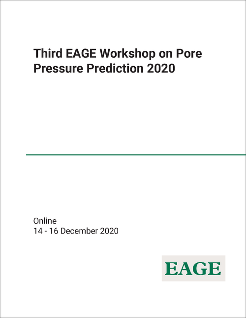 PORE PRESSURE PREDICTION. EAGE WORKSHOP. 3RD 2020.