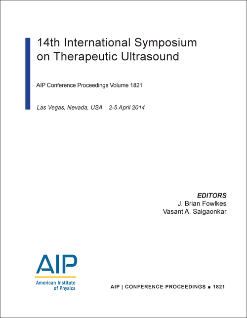 THERAPEUTIC ULTRASOUND. INTERNATIONAL SYMPOSIUM. 14TH 2014.