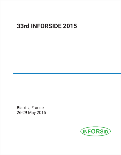 INFORSID. ACTES DU CONGRES. 33RD 2015.