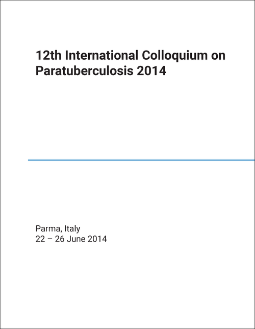 PARATUBERCULOSIS. INTERNATIONAL COLLOQUIUM. 12TH 2014.