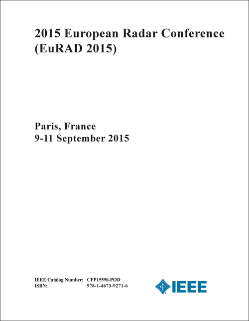 RADAR CONFERENCE. EUROPEAN. 2015. (EuRAD 2015)