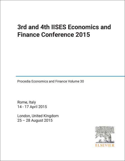 IISES. ECONOMICS AND FINANCE. 3RD AND 4TH 2015.