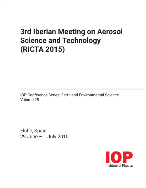 AEROSOL SCIENCE AND TECHNOLOGY. IBERIAN MEETING. 3RD 2015. (RICTA 2015)