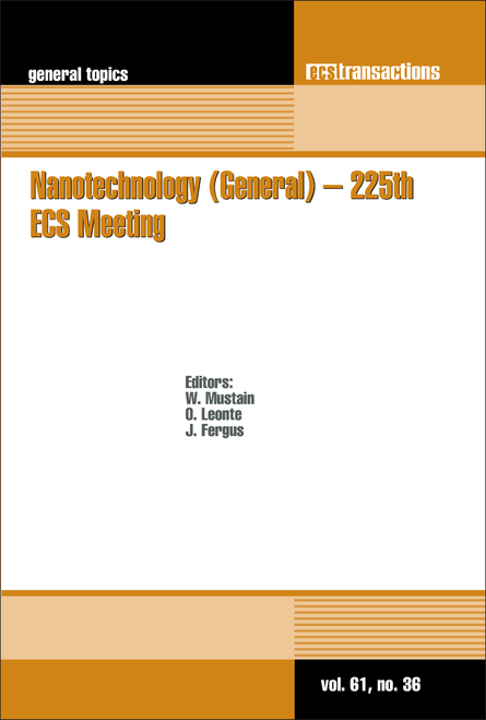 NANOTECHNOLOGY (GENERAL). (2014 ECS AND SMEQ JOINT INTERNATIONAL MEETING)