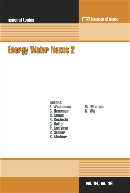 ENERGY WATER NEXUS 2. (2014 ECS AND SMEQ JOINT INTERNATIONAL MEETING)