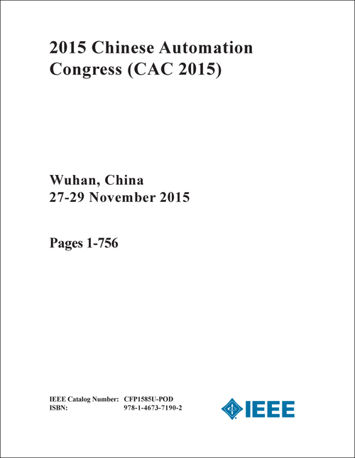 AUTOMATION CONGRESS. CHINESE. 2015. (CAC 2015) (3 VOLS)