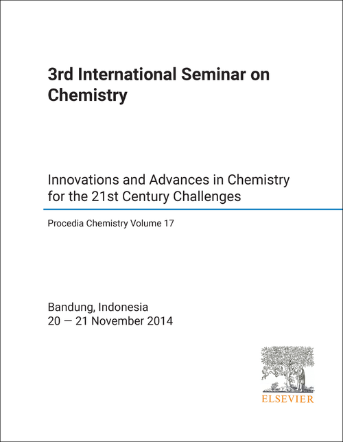 CHEMISTRY. INTERNATIONAL SEMINAR. 3RD 2014. INNOVATIONS AND ADVANCES IN CHEMISTRY FOR THE 21ST CENTURY CHALLENGES