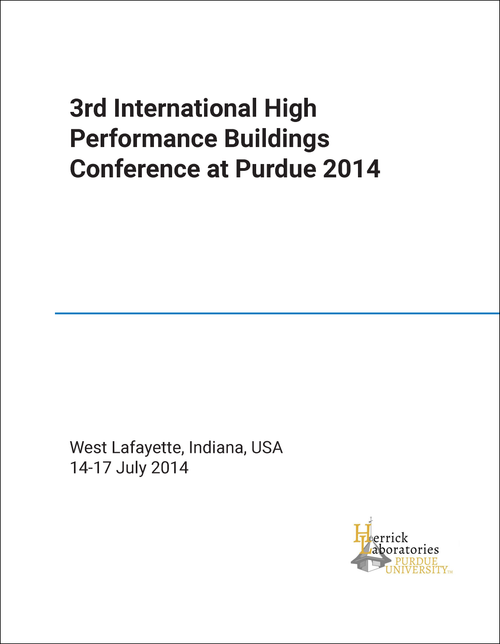 HIGH PERFORMANCE BUILDINGS CONFERENCE AT PURDUE. INTERNATIONAL. 3RD 2014.