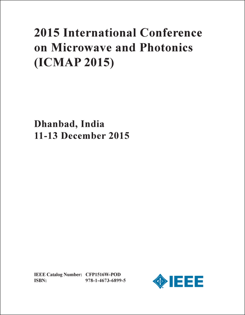 MICROWAVE AND PHOTONICS. INTERNATIONAL CONFERENCE. 2015. (ICMAP 2015)
