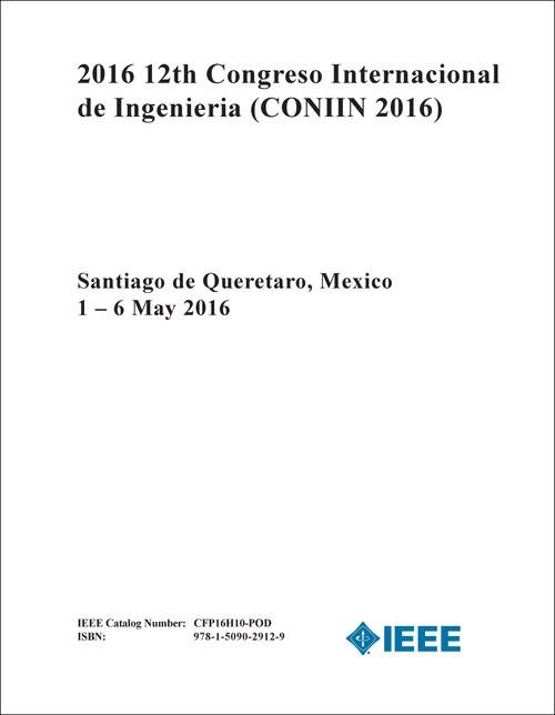INGENIERIA. CONGRESO INTERNACIONAL. 12TH 2016. (CONIIN 2016)