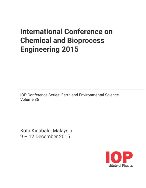 CHEMICAL AND BIOPROCESS ENGINEERING. INTERNATIONAL CONFERENCE. 2015.