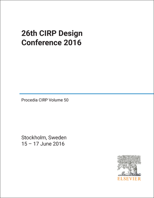 DESIGN CONFERENCE. CIRP. 26TH 2016.