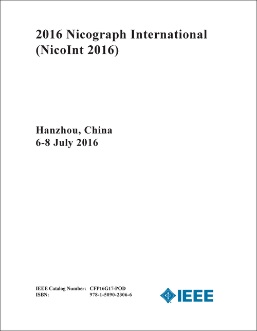 NICOGRAPH INTERNATIONAL. 2016. (NicoInt 2016)